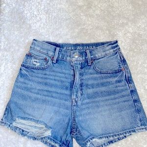 Denim shorts